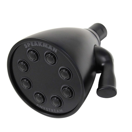 Speakman Icon 8-Jet Low Flow Brass Shower Head in Matte Black S-2251-MB-E2